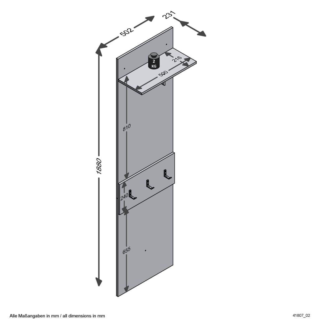 FMD Porte-manteau tableau  