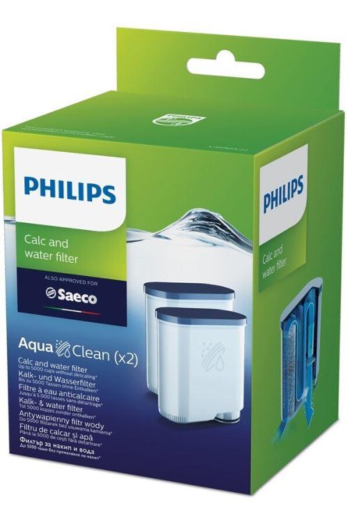 PHILIPS 2 Anti-Kalk-Wasserfilter für Espresso  Aquaclean CA6903/22  