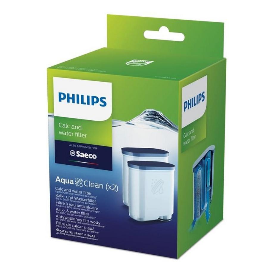 PHILIPS 2 Anti-Kalk-Wasserfilter für Espresso  Aquaclean CA6903/22  