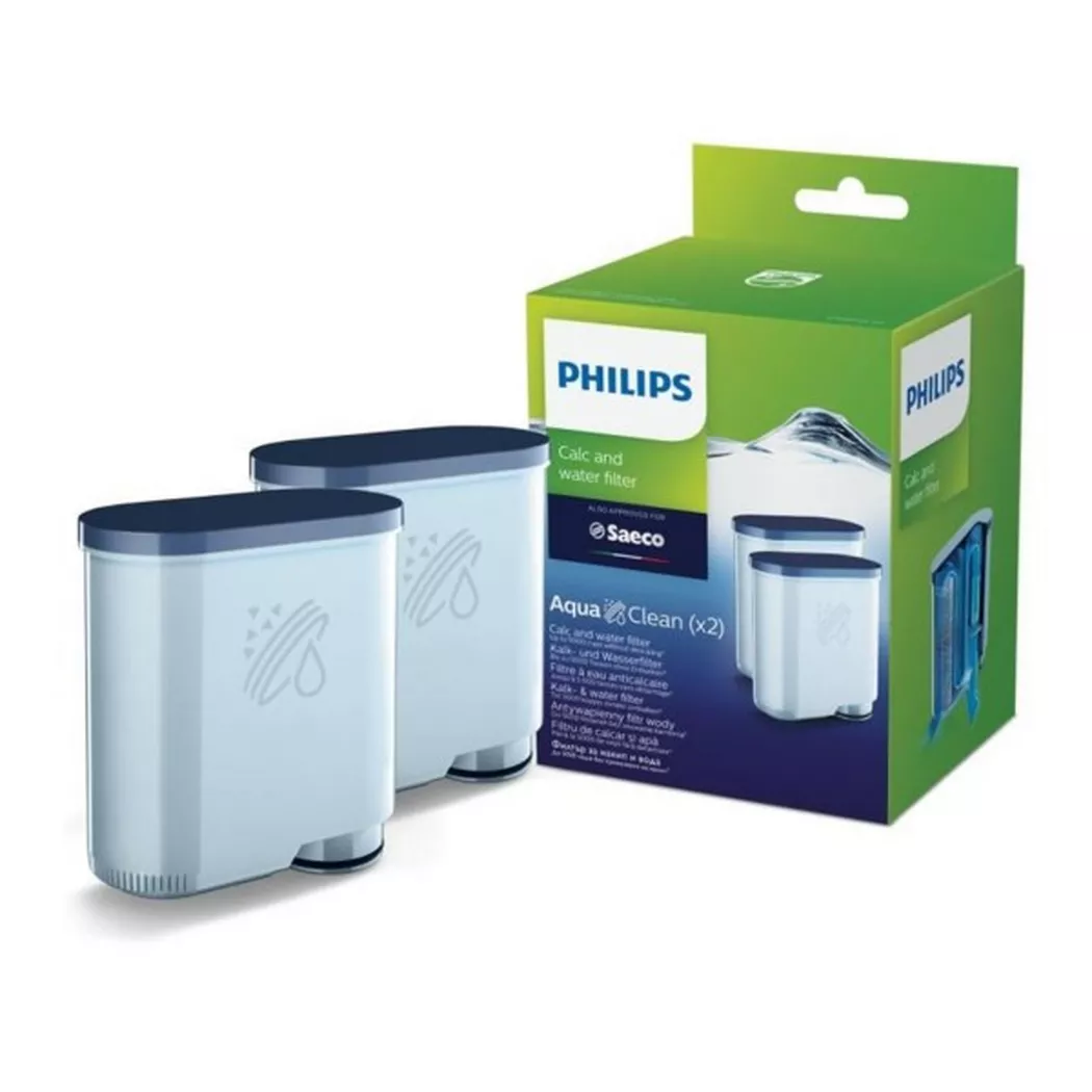 Philips – 2 Anti-Kalk-Wasserfilter für Espresso Aquaclean CA6903/22, CA6903/22