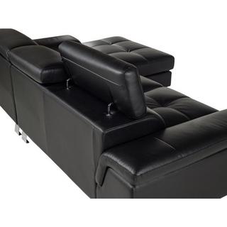 Vente-unique Ecksofa Leder MISHIMA Ecke Rechts  