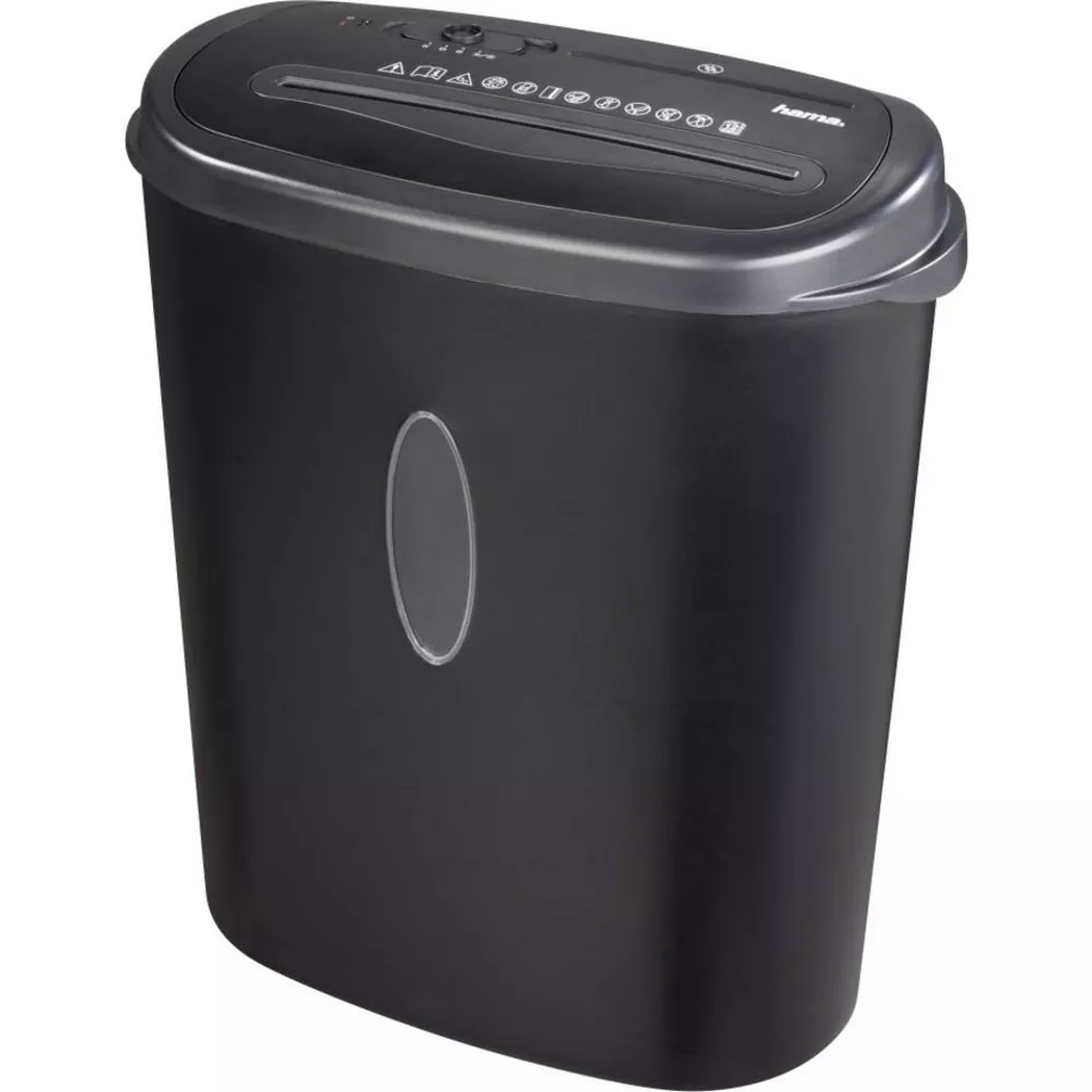 Hama – Aktenvernichter Partikelschnitt 4 x 40 mm 21 l, Schwarz