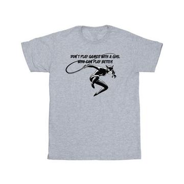 Tshirt CATWOMAN DON´T PLAY GAMES