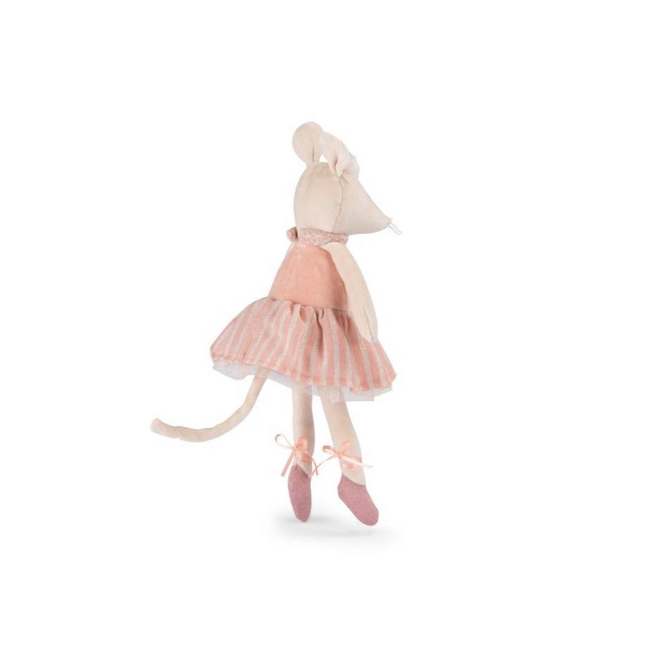 Moulin Roty  peluche souris rose, La Petite Ecole de Danse, Moulin Roty 