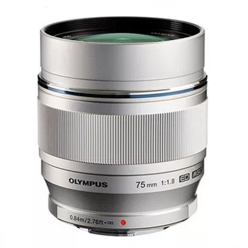 Olympus M.zuiko Digital Ed 75 mm F1.8 Silber