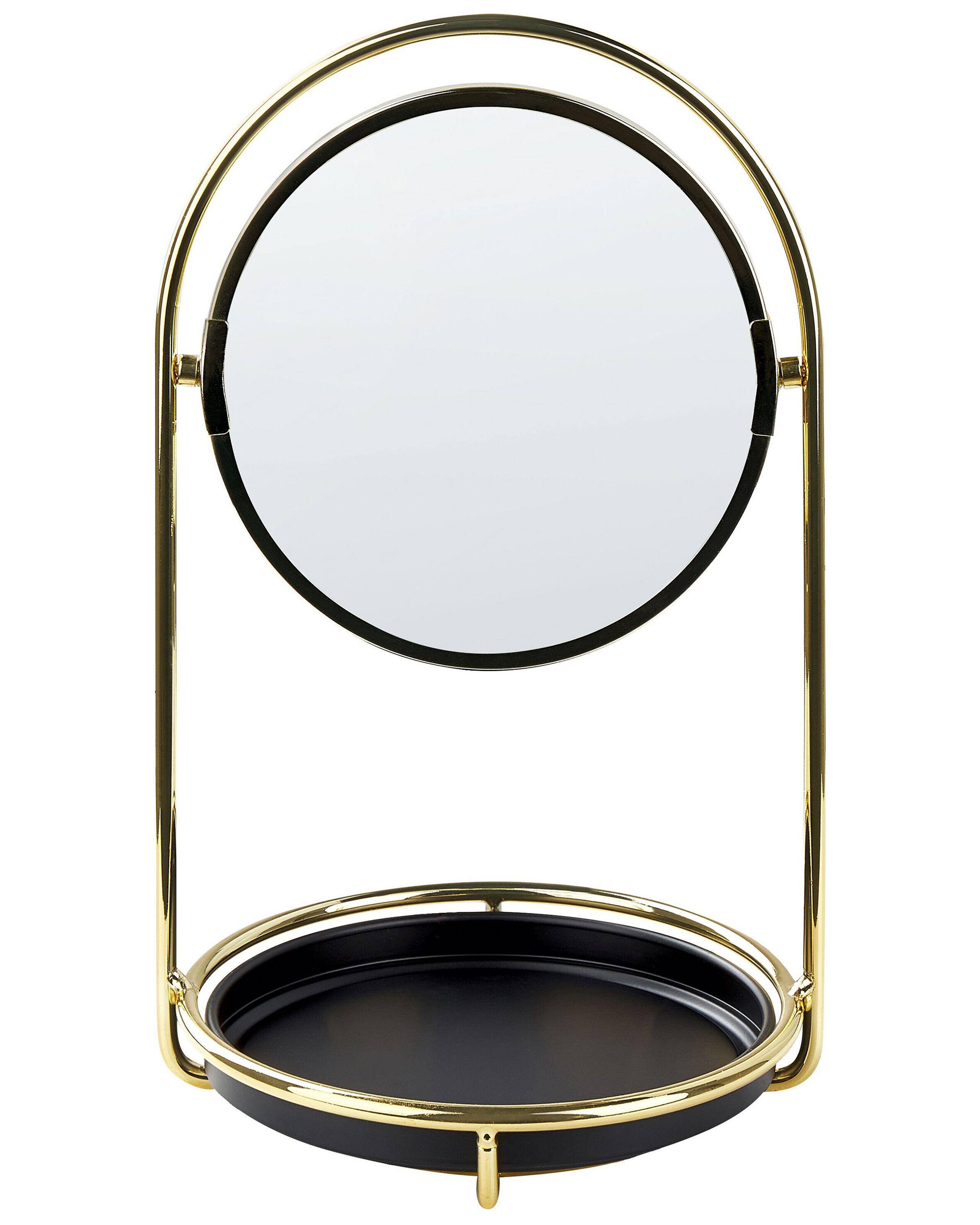 Beliani  Miroir de table en Métal Glamour INDRE 