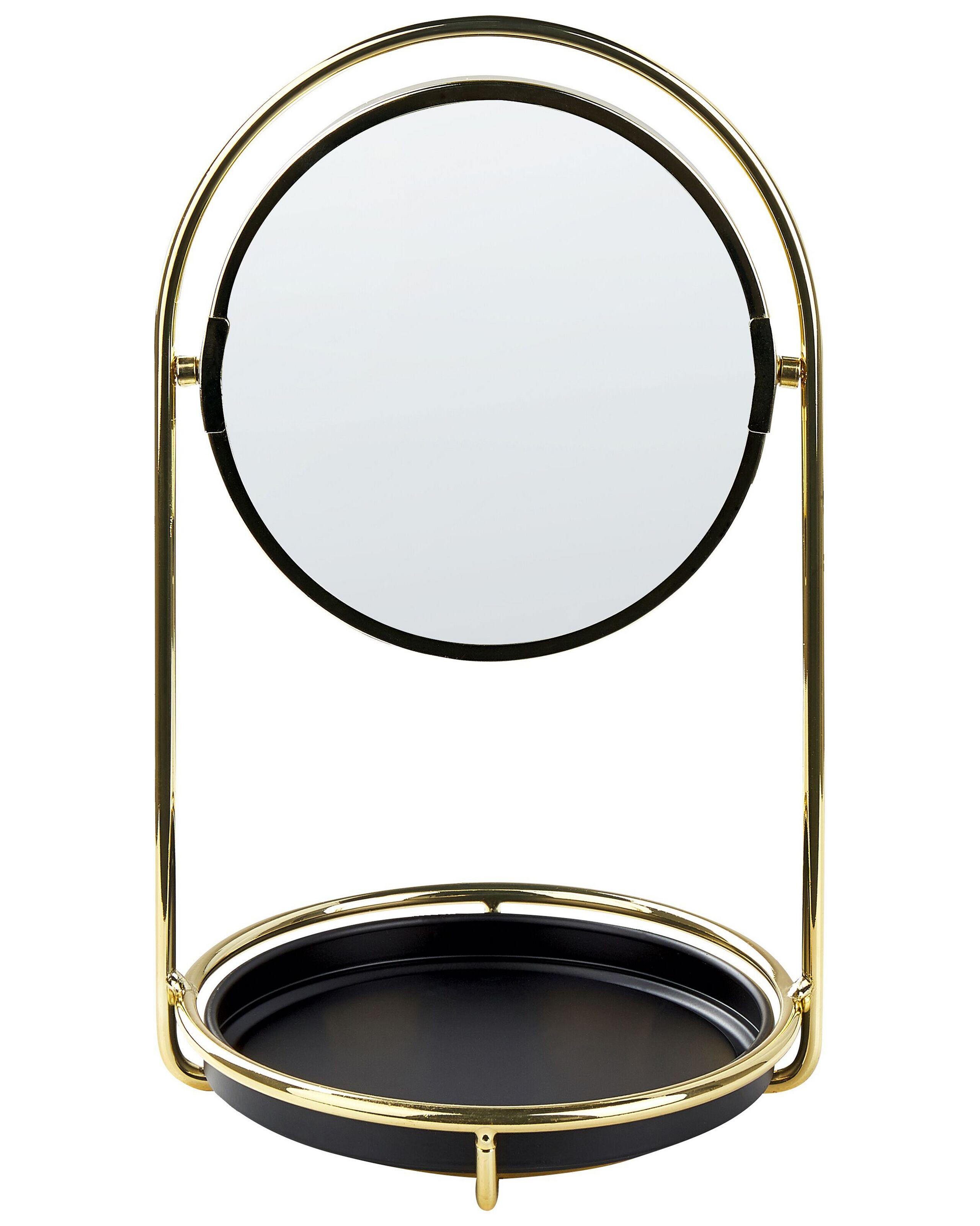 Beliani  Miroir de table en Métal Glamour INDRE 