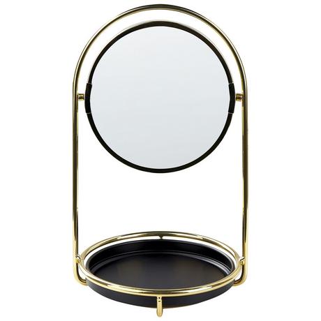 Beliani  Miroir de table en Métal Glamour INDRE 