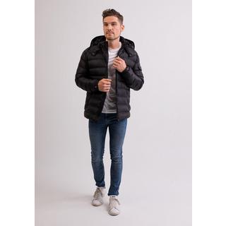 CASH-MERE.CH Daunenjacke mit Kapuze Kaschmirfutter  