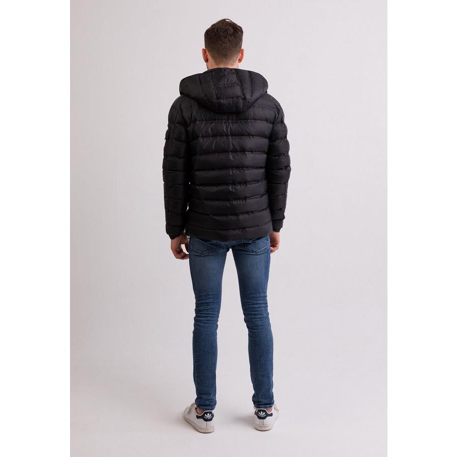 CASH-MERE.CH Piumino con Cappuccio Fodera in Cashmere  