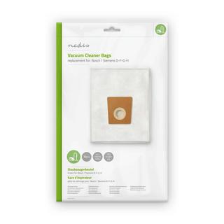 Nedis Sacchetto per aspirapolvere | 10 pz. | Sintetico | Venduto principalmente per: Bosch / Siemens | Bianco  