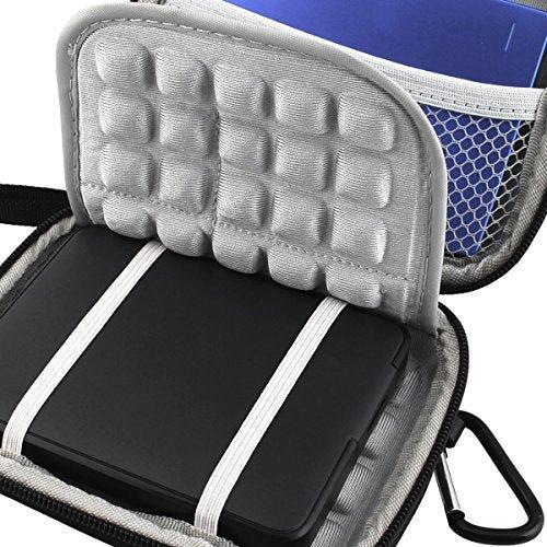 Only-bags.store  Boîtier de disque dur externe pour Western Digital WD Elements/WD My Passport Ultra/WD Game Drive 2,5 pouces HDD 500 Go 1 To 2 To 3 To 4 To 5 To Eva Étui de protection résistant aux chocs et étanche, Bleu 