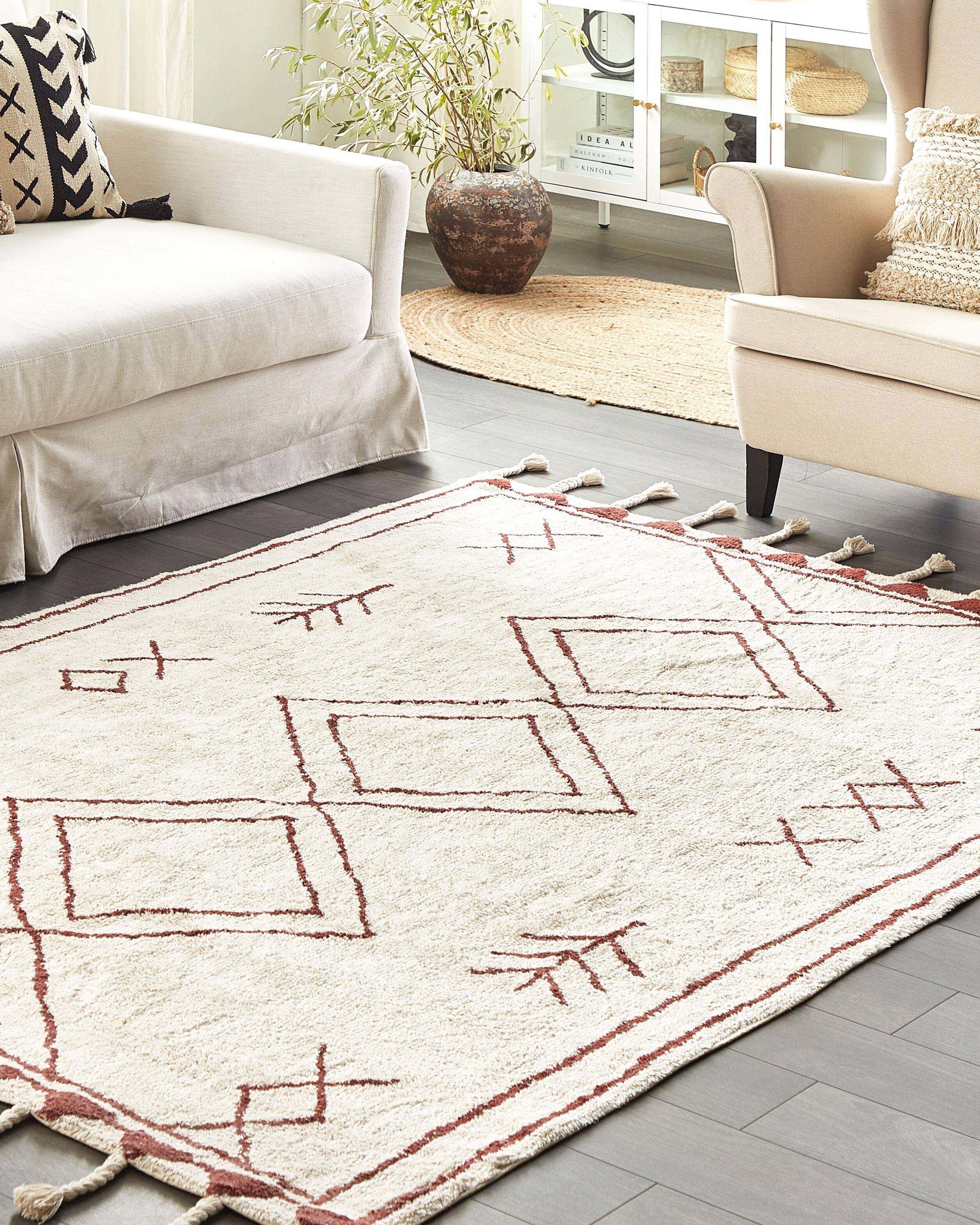 Beliani Tapis en Coton Boho KENITRA  