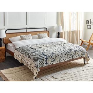 Beliani NAJUY Couverture Classique en Coton  