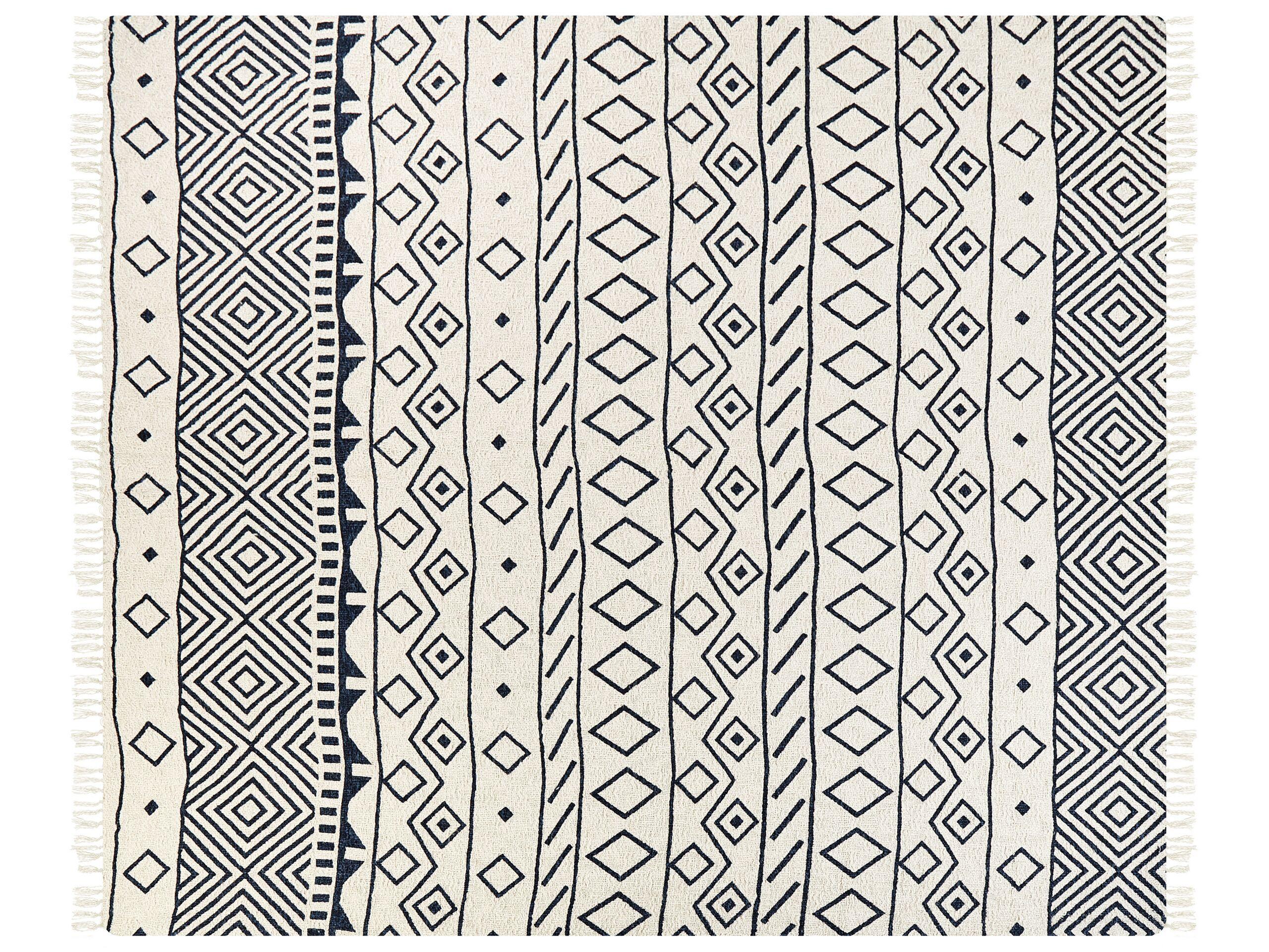 Beliani NAJUY Couverture Classique en Coton  