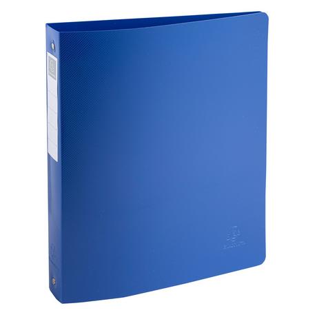 Exacompta Ringbuch A4 Maxi mit 4 Ringen 30mm, Recycling-PP, BeeBlue - x 12  