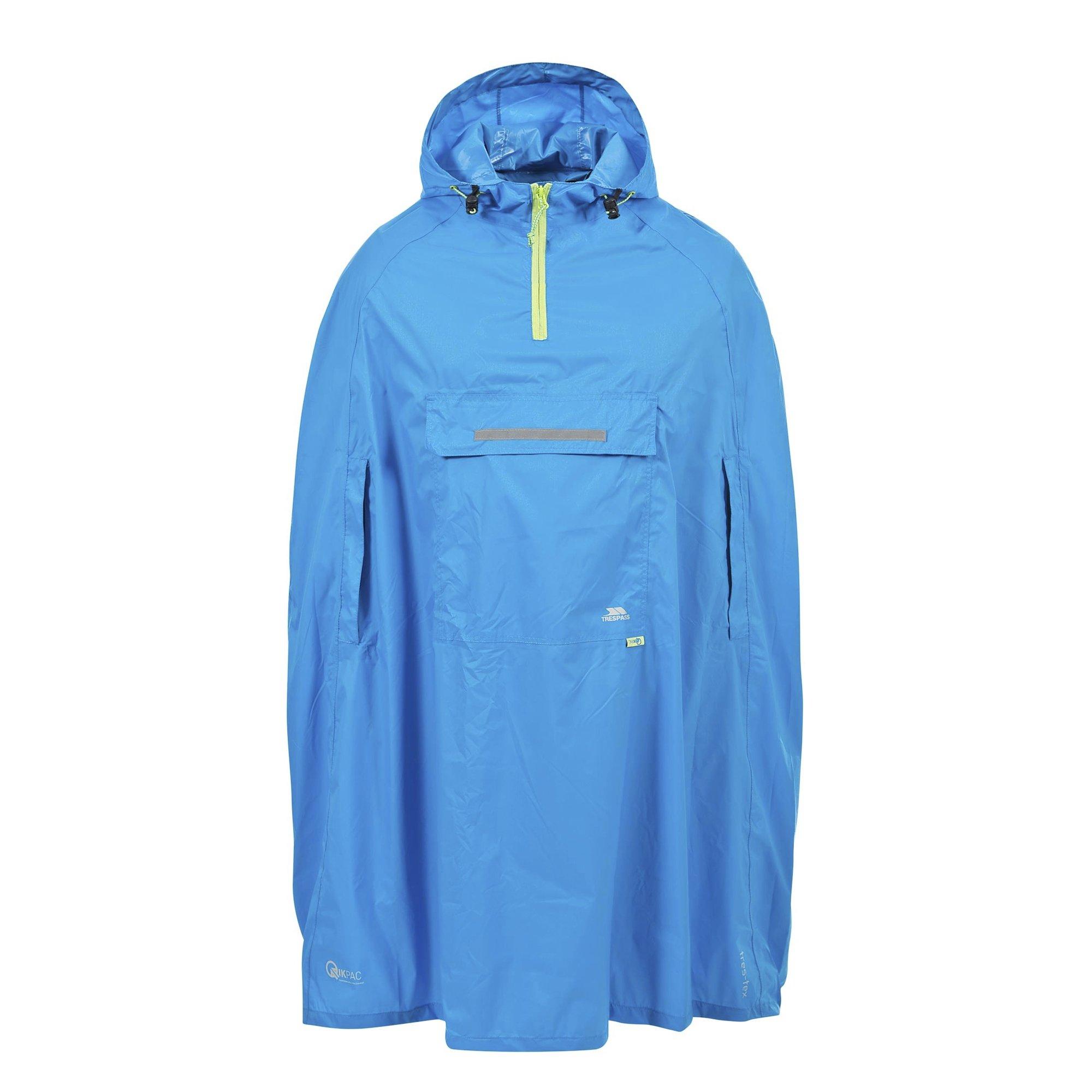 Trespass  Qikpac Regen Poncho mit Kapuze 