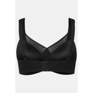 Ulla Popken  Soutien-gorge à armatures, bonnets souples avec empiècement en mesh, bonnet C - E 