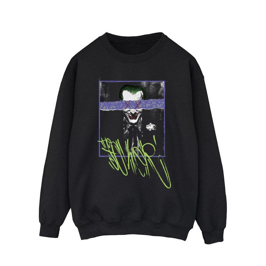 BATMAN Joker Imprimé Graphique Loose Fit Sweatshirt  