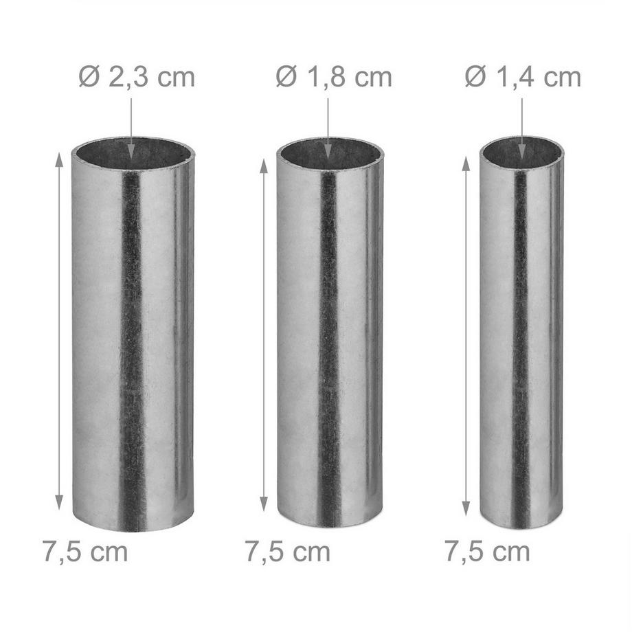 B2X  2er-Set Räder für Sackkarre 3.00-4 Vollgummi 