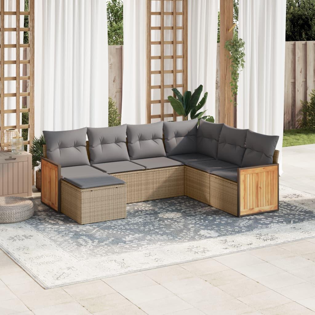 VidaXL Garten sofagarnitur poly-rattan  