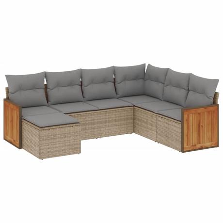 VidaXL Garten sofagarnitur poly-rattan  