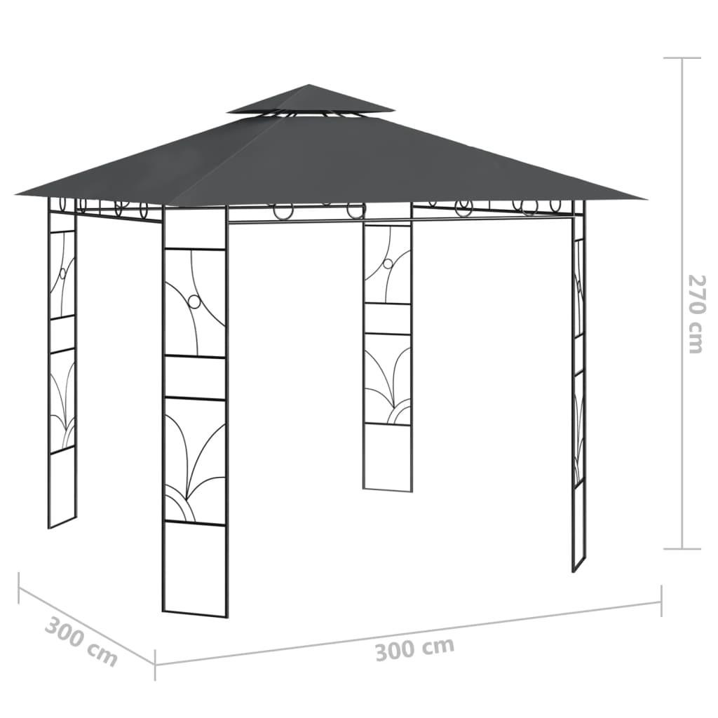 VidaXL gazebo Tessuto  