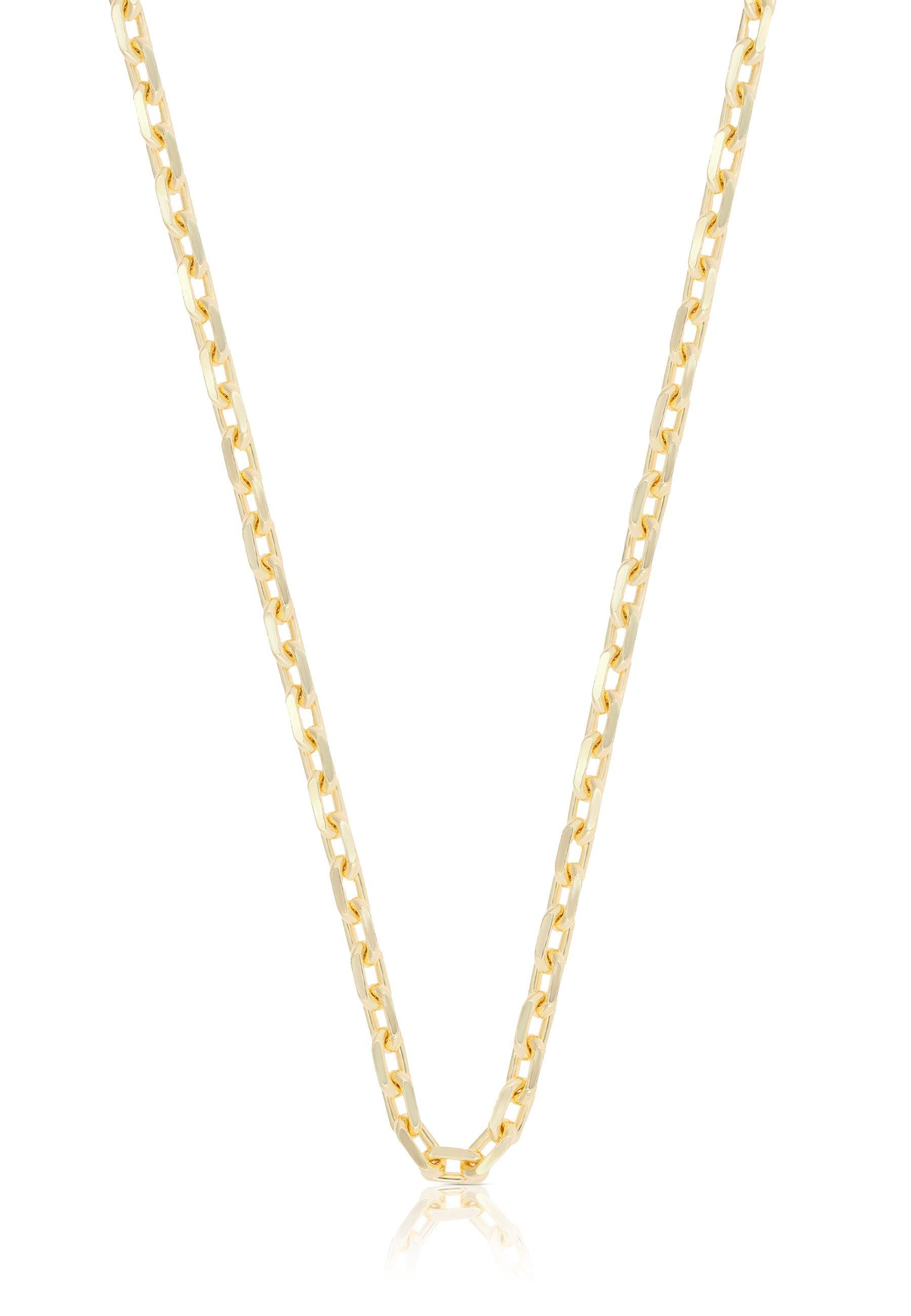 MUAU Schmuck  Collier Anker Gelbgold 750, 3.5mm, 42cm 