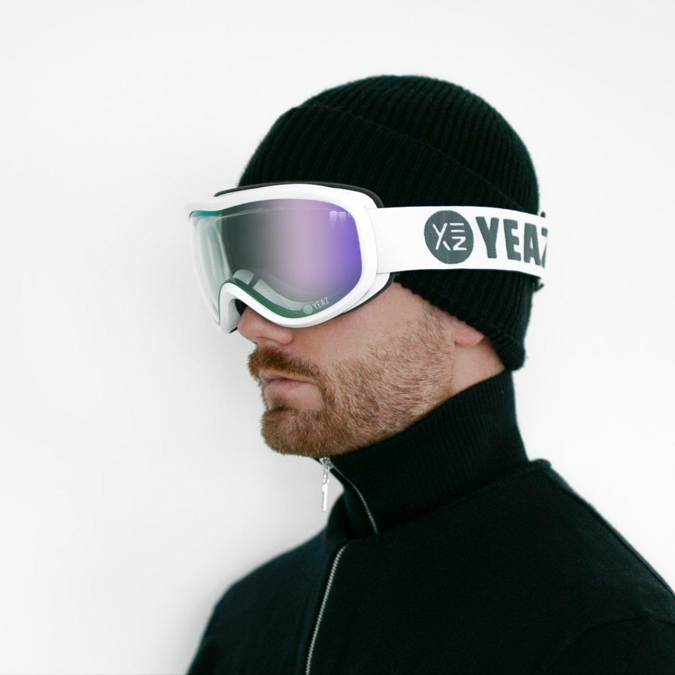 YEAZ  STEEZE Masque de ski/snowboard violet/blanc 
