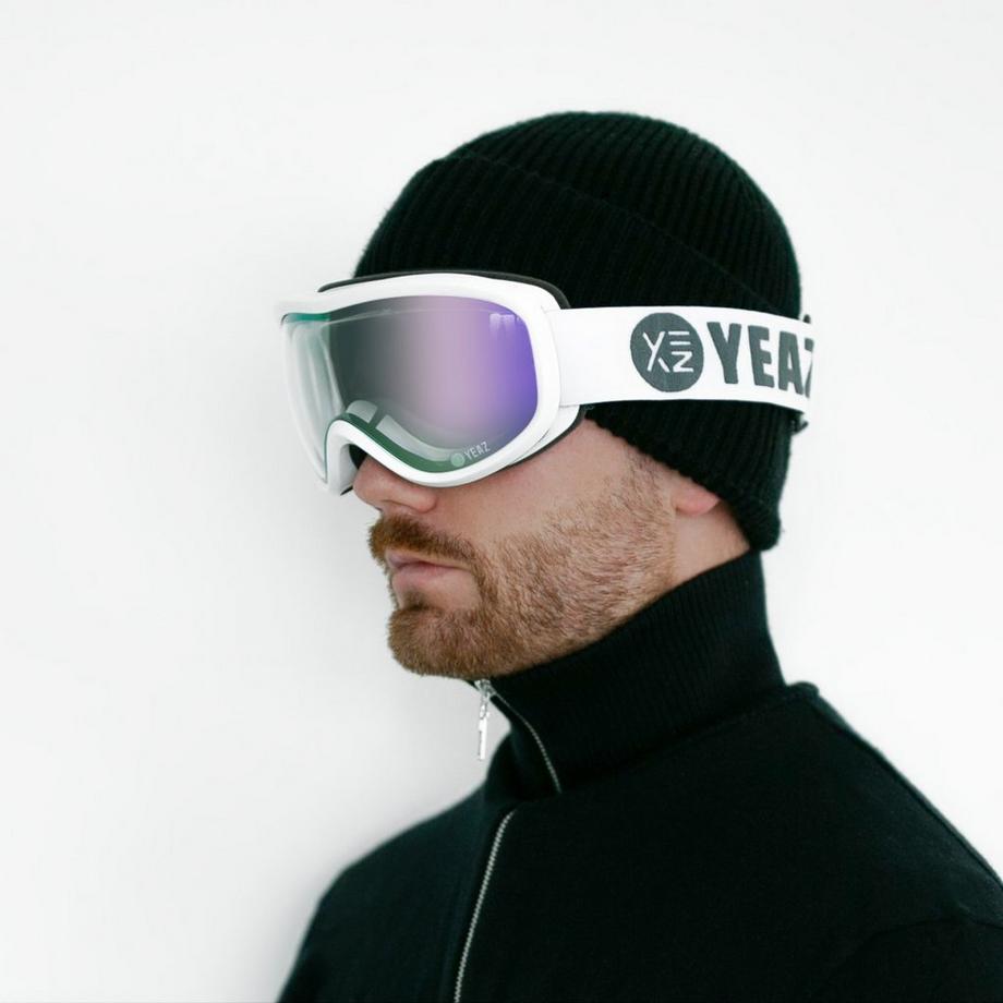 YEAZ  STEEZE Masque de ski/snowboard violet/blanc 