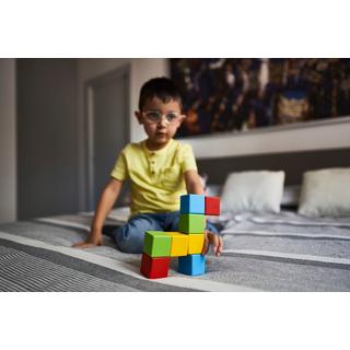 Geomag  Magicube 8 Würfel Magnetisches Konstruktionsspielzeug für Kinder Line Lernspiel aus 100% Recyclingkunststoff 