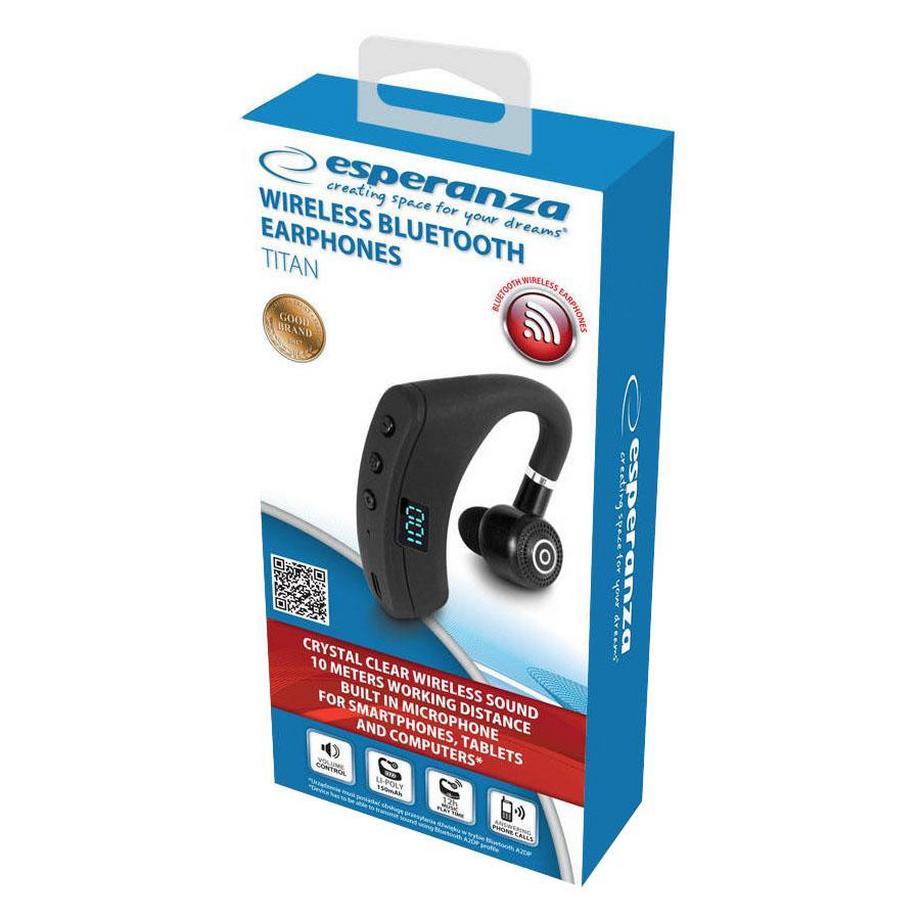 ESPERANZA  Esperanza - Casque Sans Fil - Bluetooth - Noir 