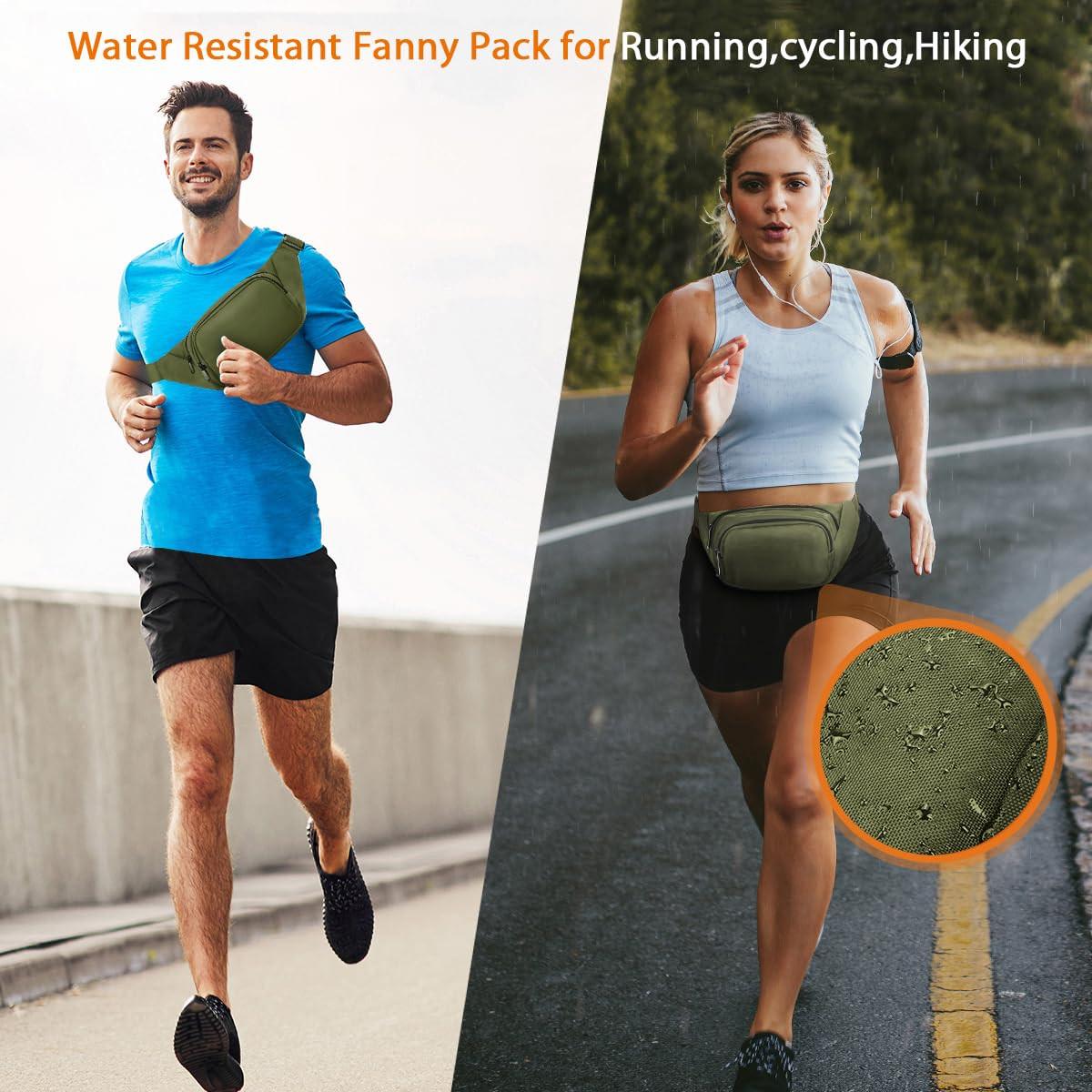 Only-bags.store Wasserdichte Gürteltasche mit grossem Fassungsvermögen  