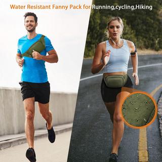 Only-bags.store Wasserdichte Gürteltasche mit grossem Fassungsvermögen  