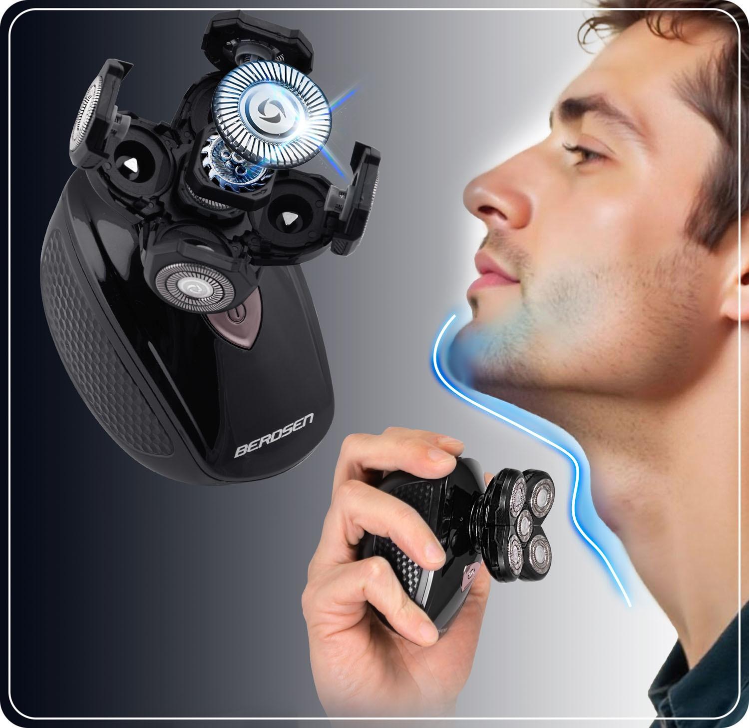 B2X Rasoio elettrico Berdsen BD-265, nero  