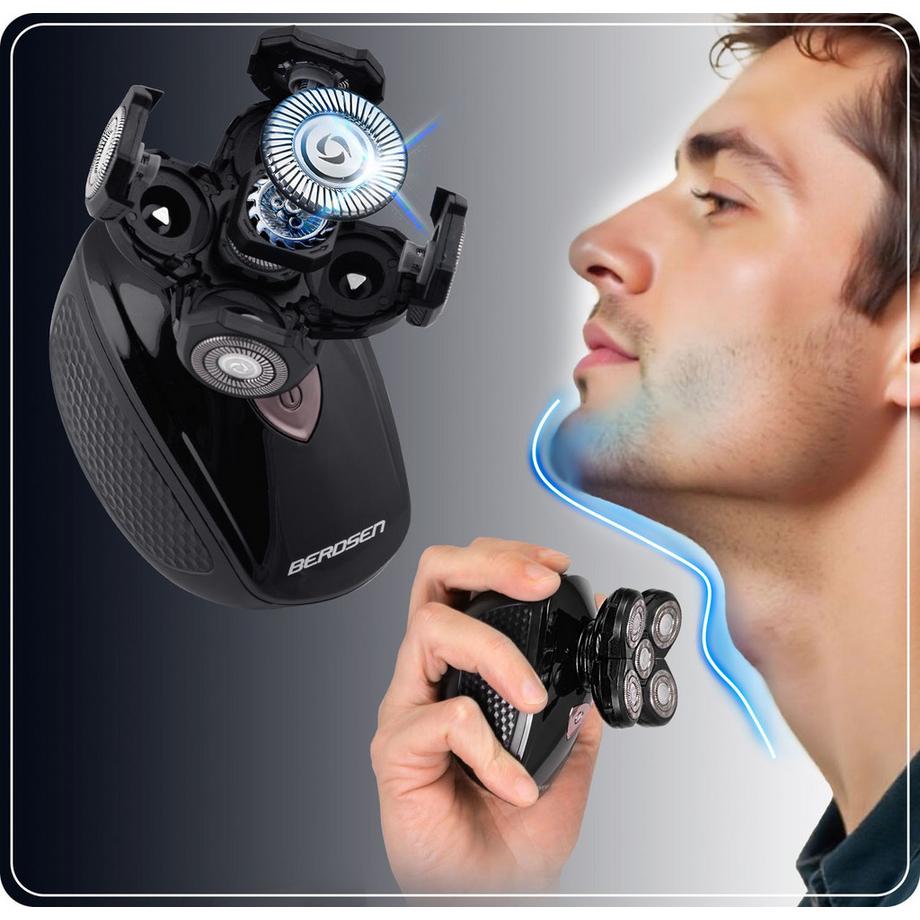 B2X Rasoio elettrico Berdsen BD-265, nero  