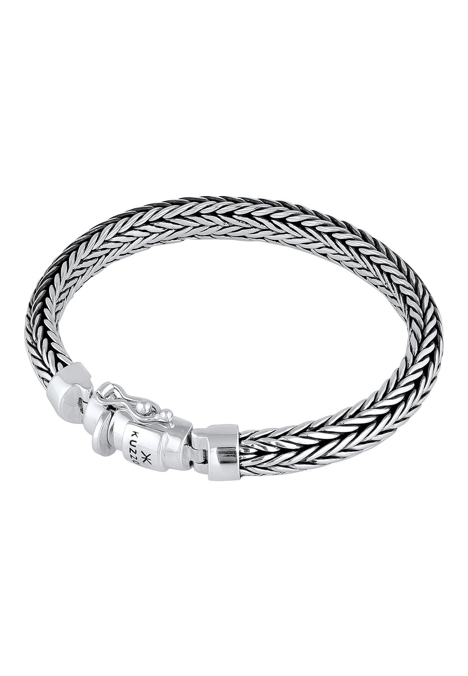 Kuzzoi  Bracelet Fermeture De Boîte À Maillons Torsadés Pour Hommes 