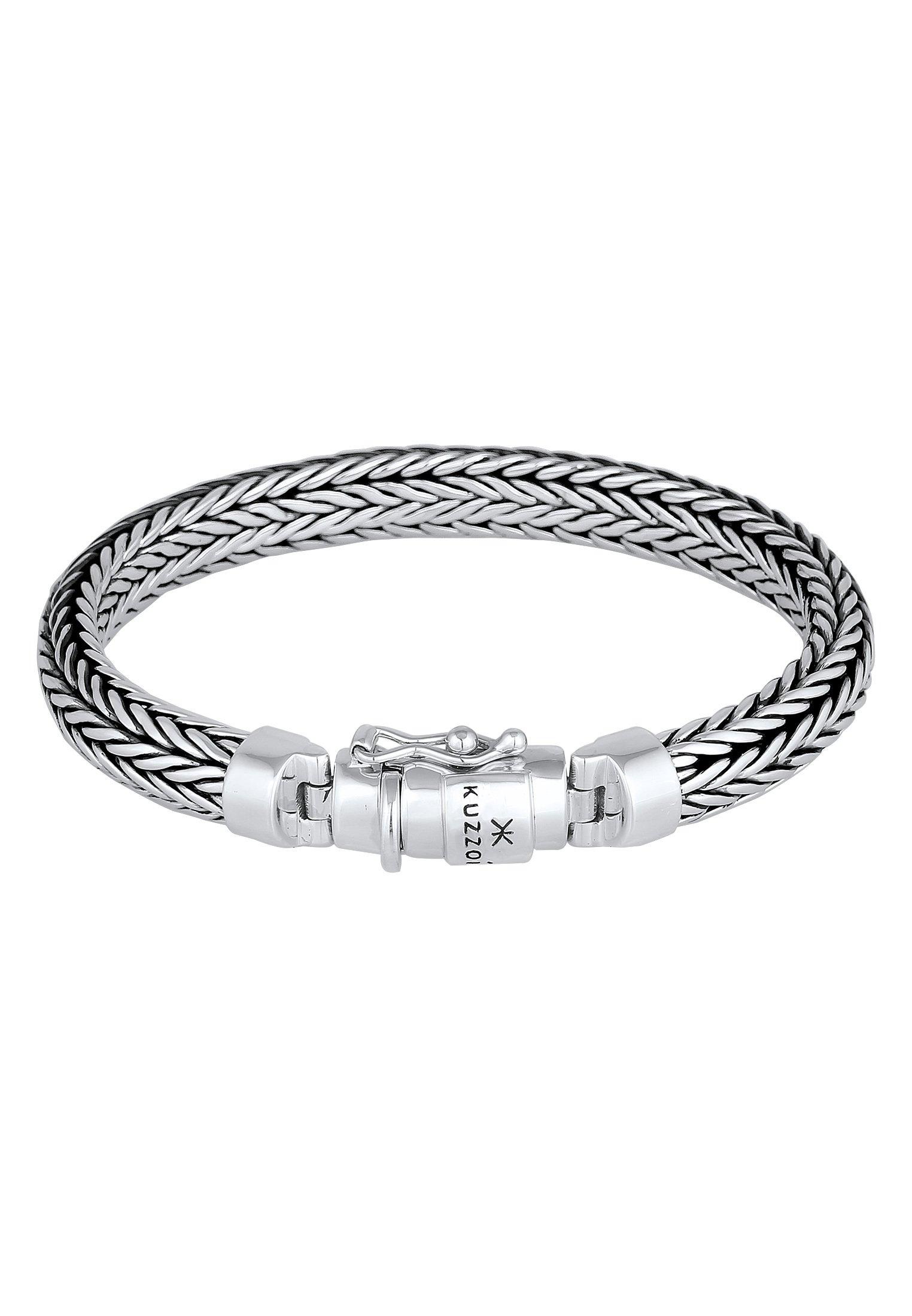 Kuzzoi  Bracelet Fermeture De Boîte À Maillons Torsadés Pour Hommes 