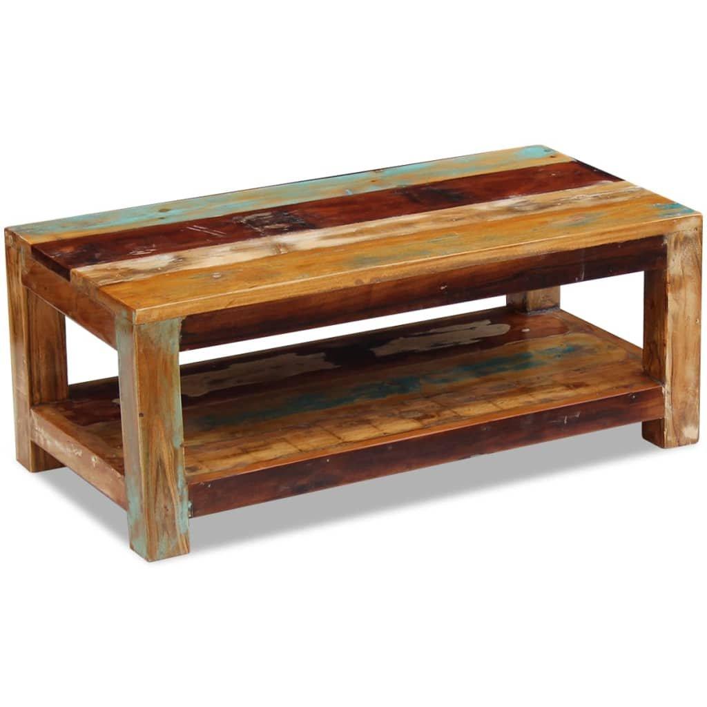 VidaXL Table basse bois  