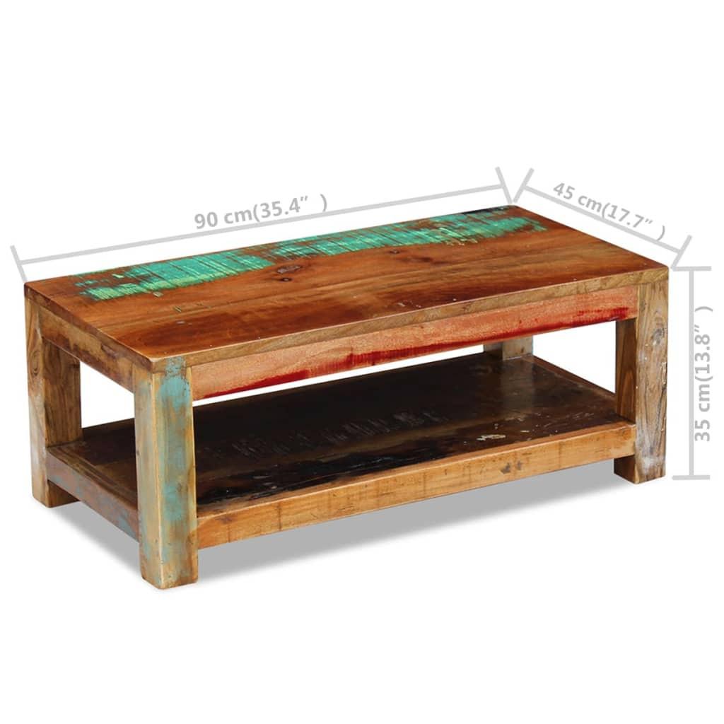 VidaXL Table basse bois  