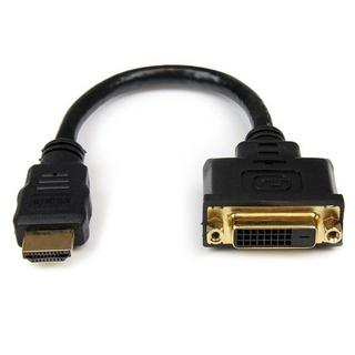 STARTECH.COM  StarTech.com Câble adaptateur vidéo HDMI vers DVI-D de 20 cm - HDMI mâle vers DVI femelle 