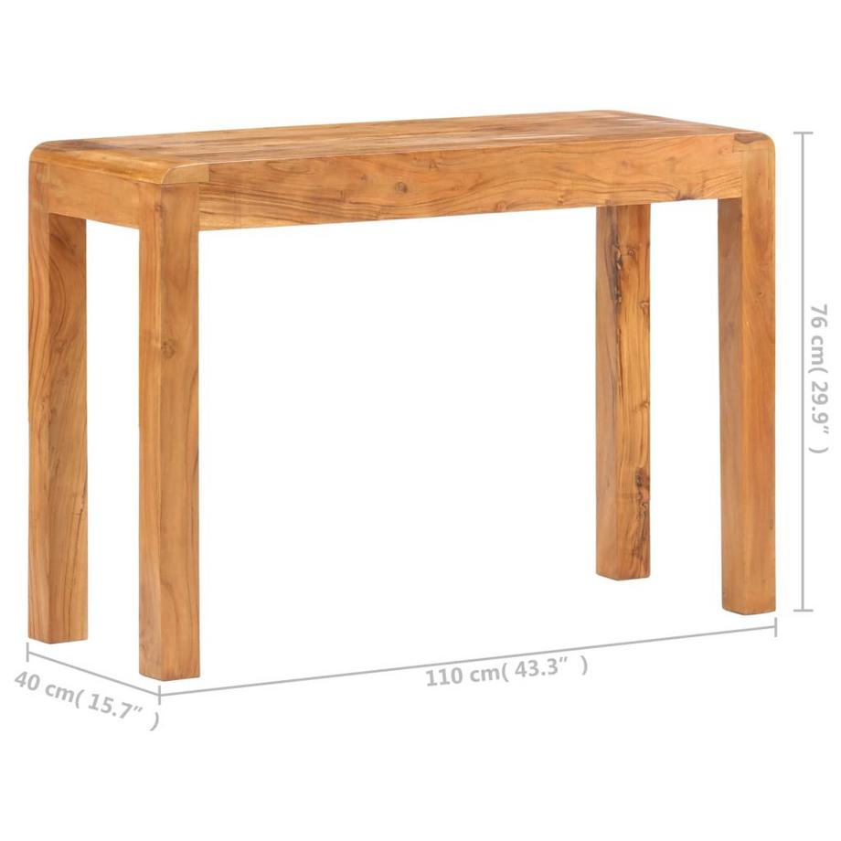 VidaXL Table console bois d'acacia  