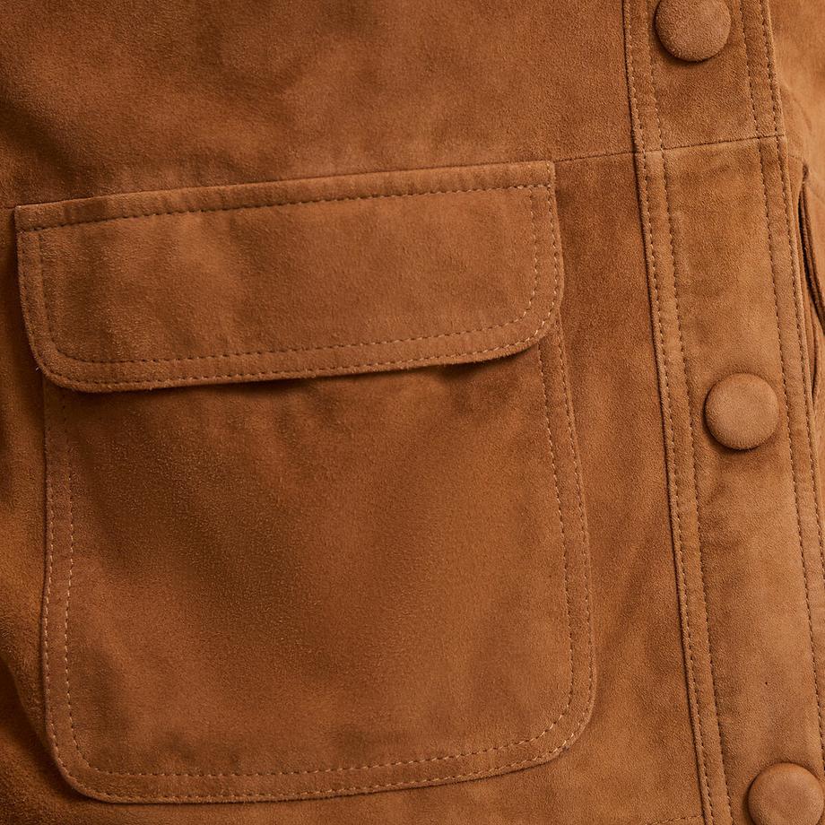 La Redoute Collections Giacca corta in pelle  