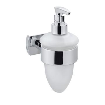 Glasseifenspender Biasca verchromt