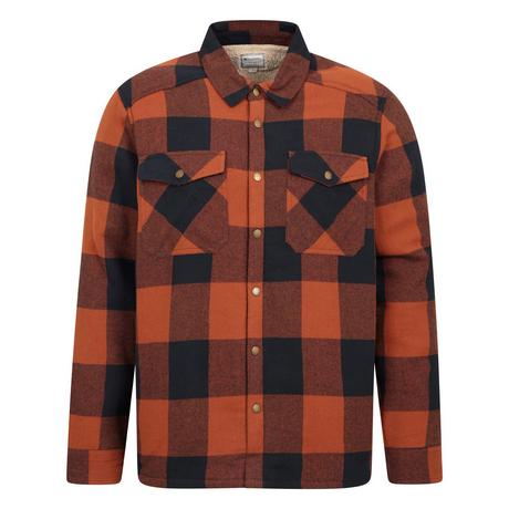 Mountain Warehouse Pinn Camicia a Quadri Foderata Borg  