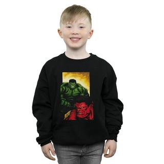 MARVEL  Red Vs Green Sweatshirt 