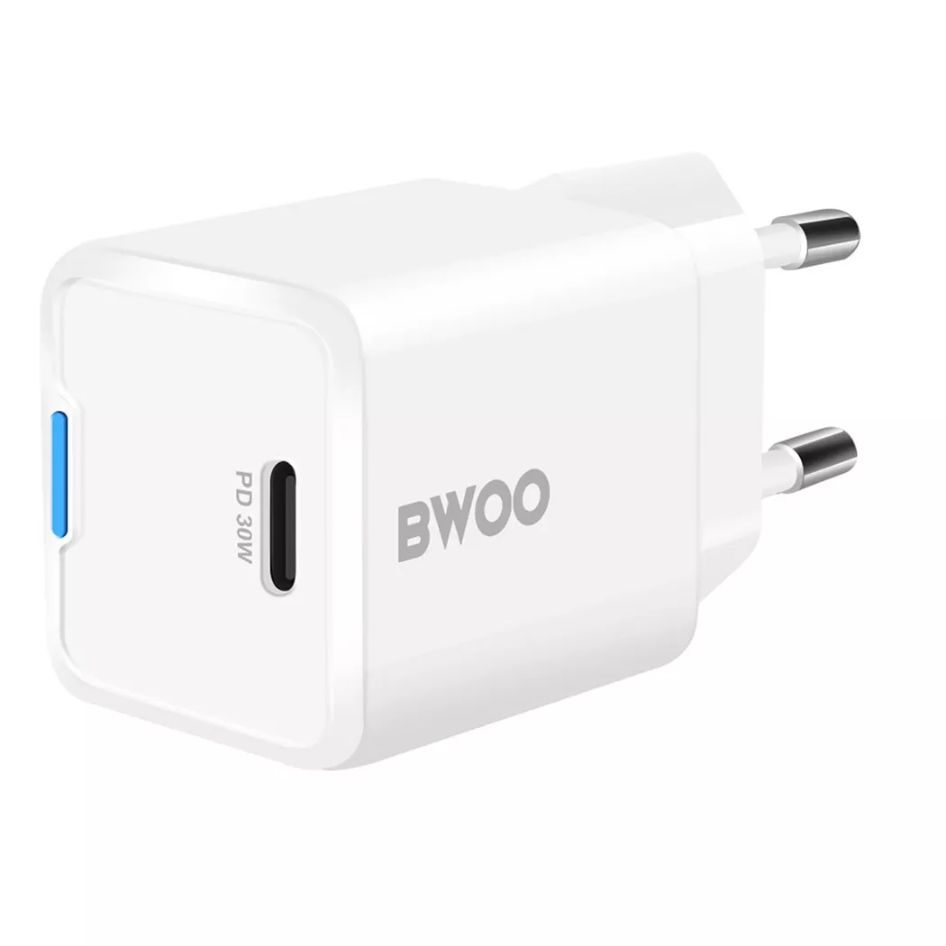 Avizar - 30W USB-C Ladegerät GaN, Weiss, One Size