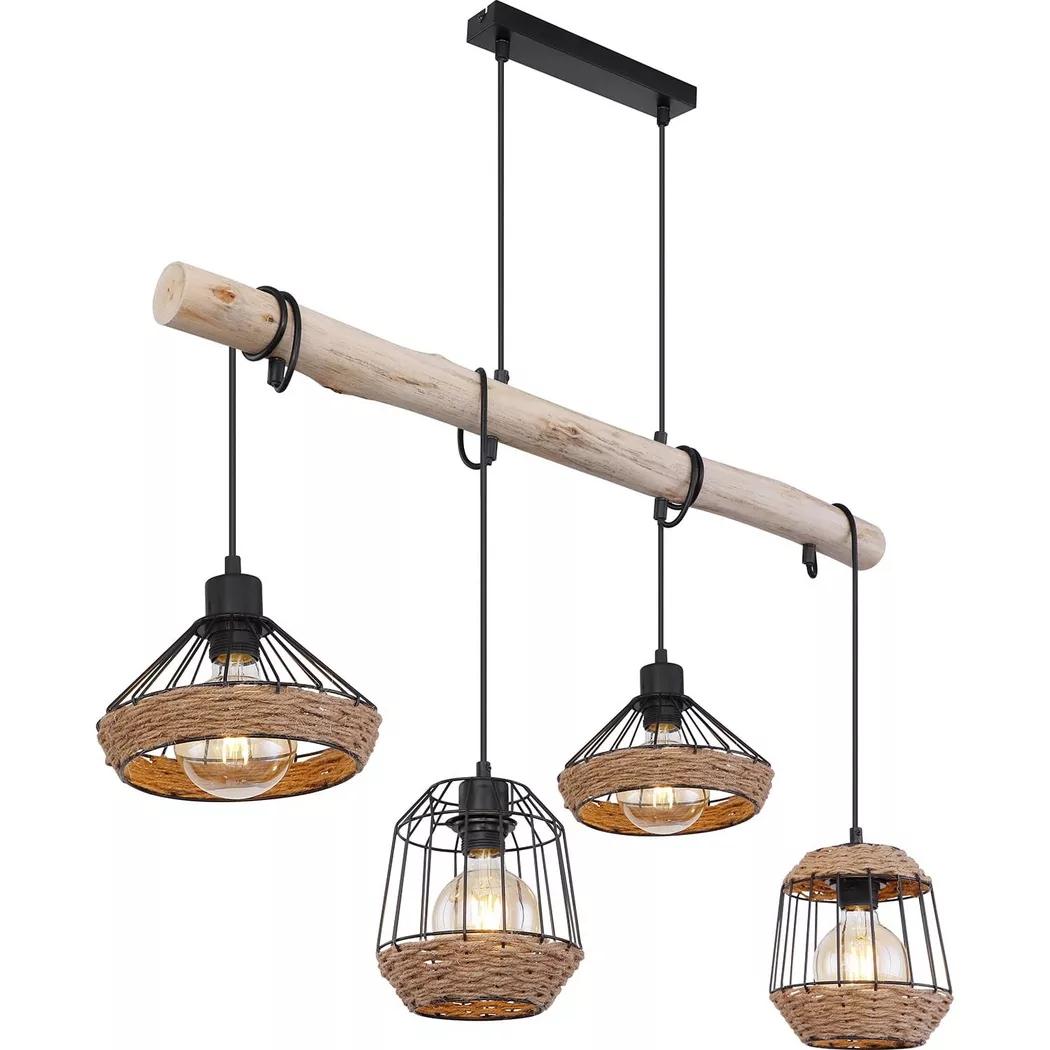 mutoni – Hängeleuchte Surri Metall matt 4xE27, One Size, Multicolor