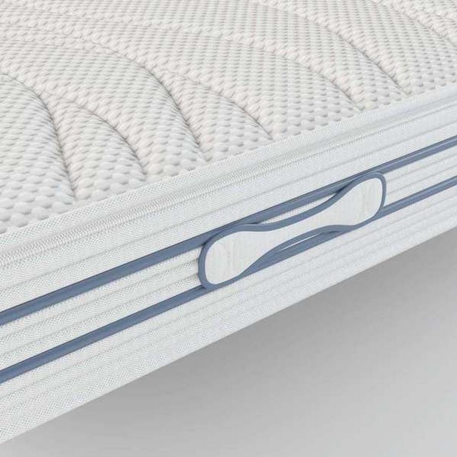 Mara Vital Sky S2 Boxspringmatratze 7-Zonen mit gebohrter Auflage, 60°C waschbarer Bezug  