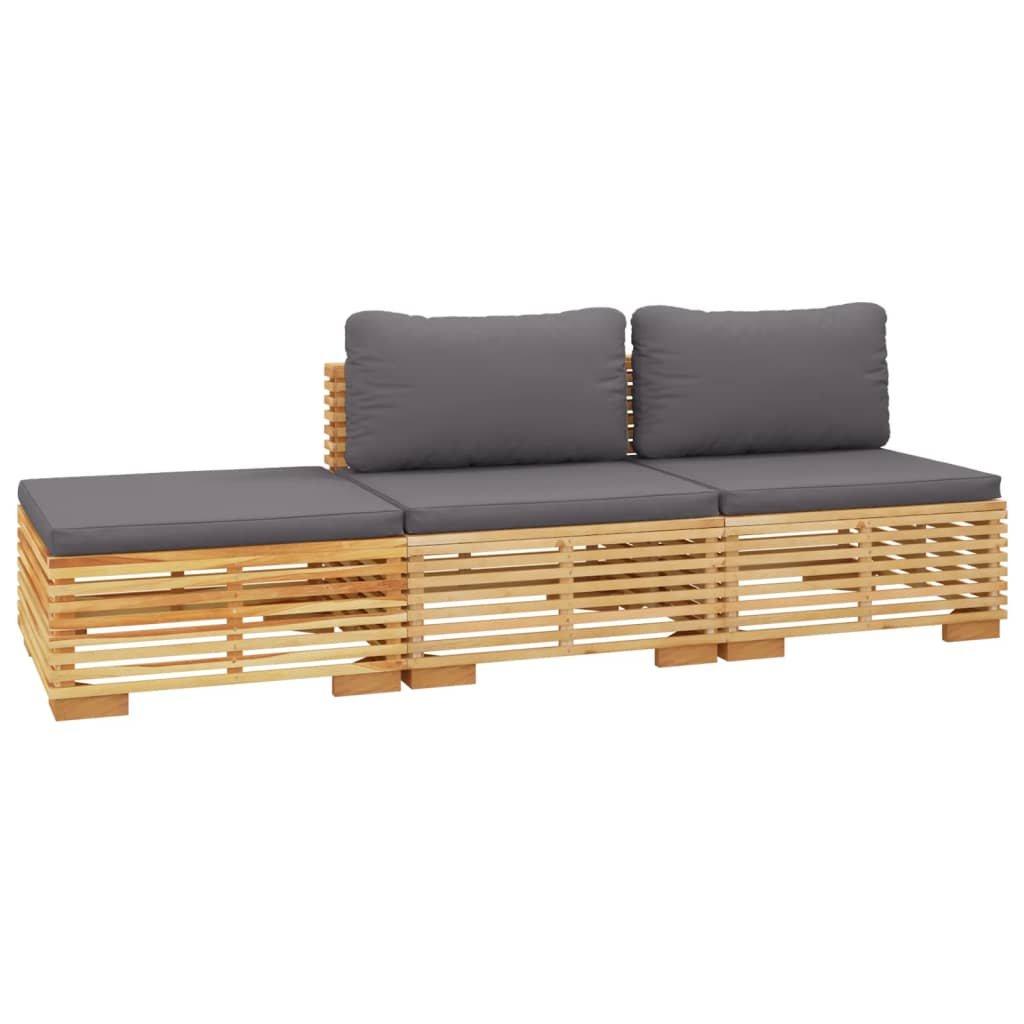 VidaXL set divani da giardino Teak riciclato  